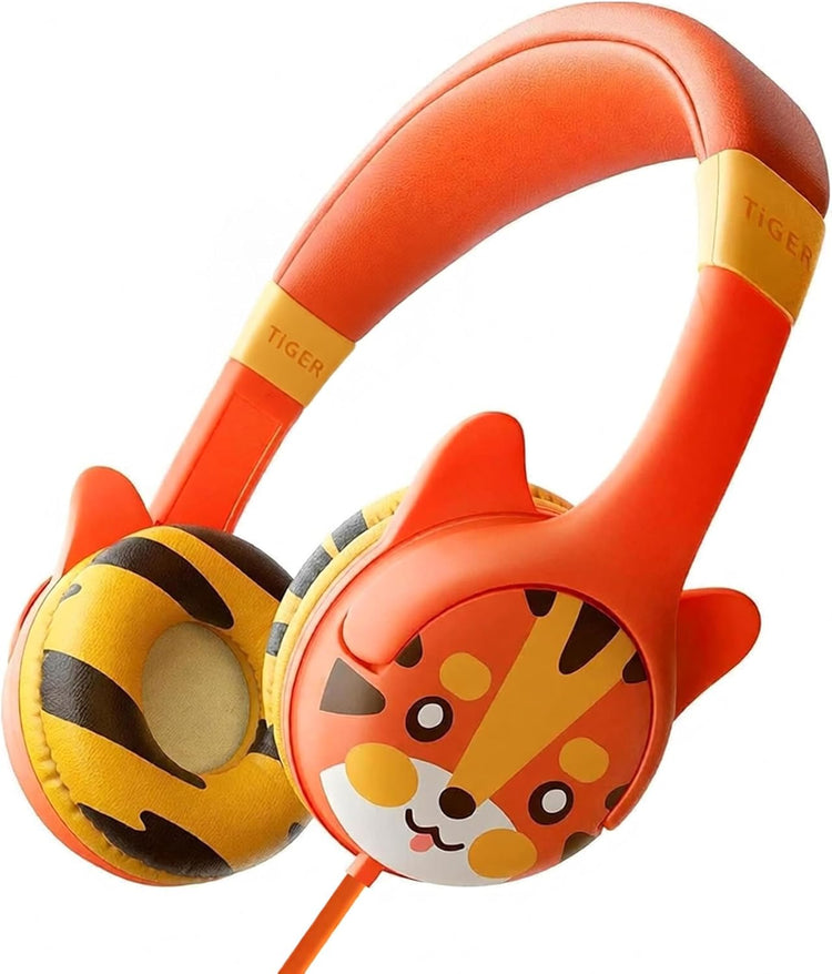Wired Toddler Headphones for 1-7 Years Old — 85Db Volume Limited Baby Headphones for Plane and Car Travel — Children Headset for Airplane, Ipad and Tablet, Kids Headphone with Cord for Children