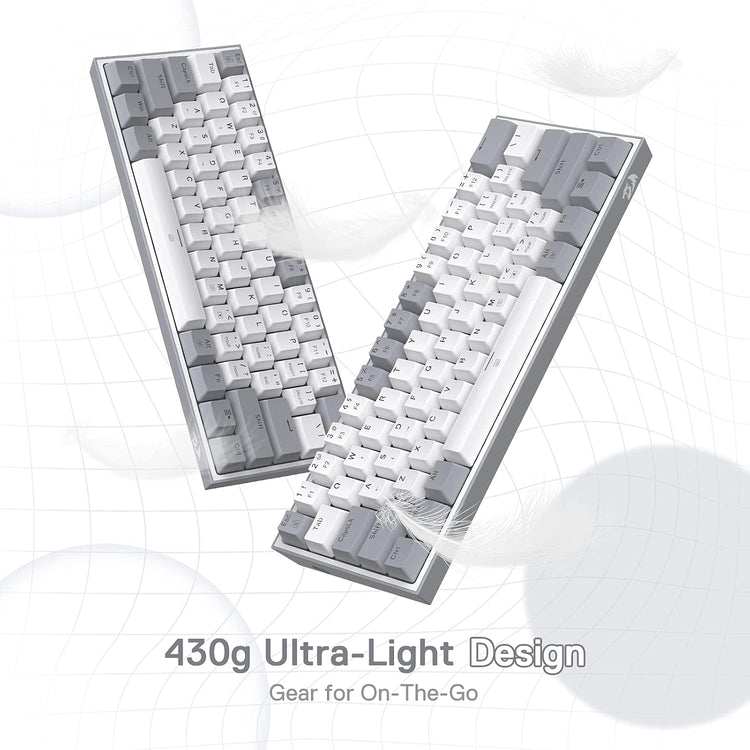 K617 Wired 60% Compact Hot-Swap RGB Gaming Mechanical Keyboard